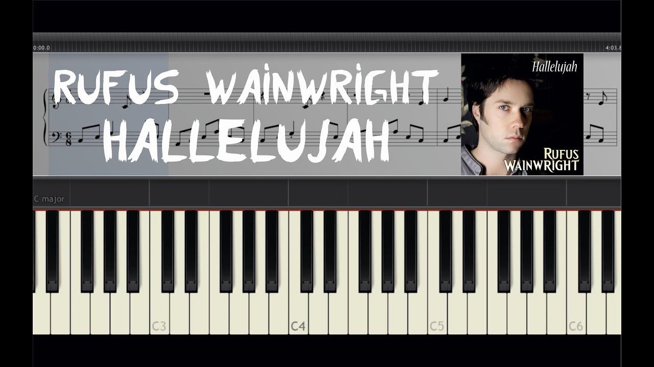 Hallelujah Rufus Wainwright Sheet Music Piano Free Printable