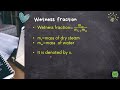 Wetness Fraction of Steam || Formula of Wetness Fraction || With Example