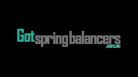 Spring Balancer Video Basics