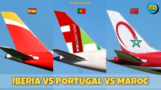 Iberia Airlines Vs Tap Air Portugal Vs Royal Air Maroc Comparison 2022! 🇪🇸 Vs.🇵🇹 Vs 🇲🇦