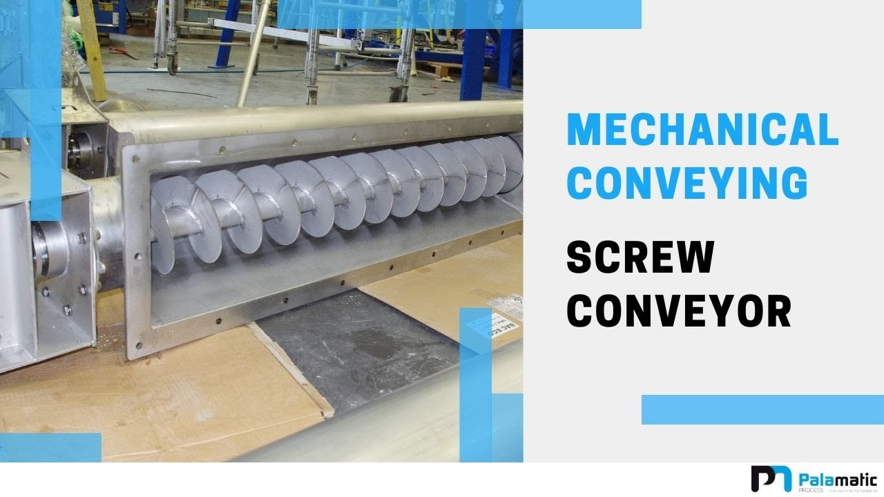 Tubular screw conveyor Palamatic Process Inc. YouTube
