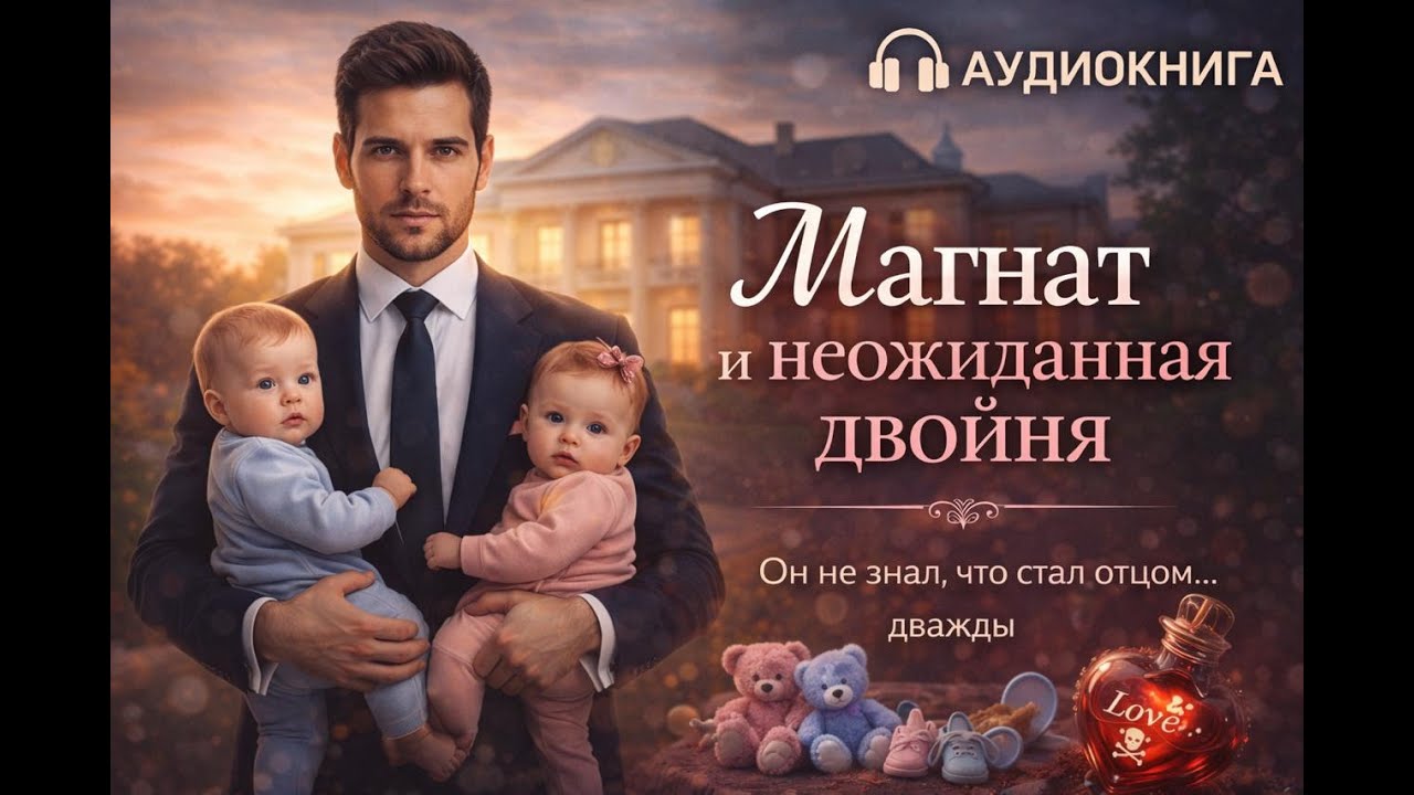 Аудиокнига полностью 👶👶Магнат и неожиданная двойня  - ЛЮБОВНЫЙ РОМАН !