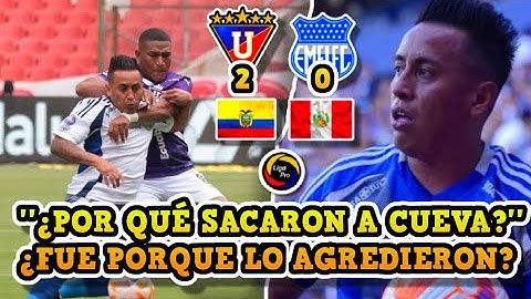EN ECUADOR SE PREGUNTAN PORQUE SACARON A CUEVA EN EMELEC ¿FUE PORQUE LO AGREDIERON? LDU VS EMELEC /1