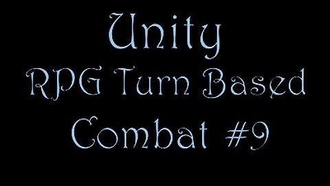 Unity C# - RPG Turn Based Combat - Part 9 - Player Animation