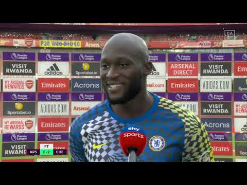 Romelu Lukaku Reacts To Scoring On Second Chelsea Debut