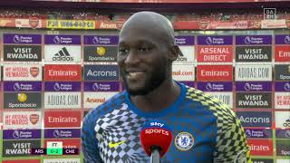 Romelu Lukaku Reacts To Scoring On Second Chelsea Debut