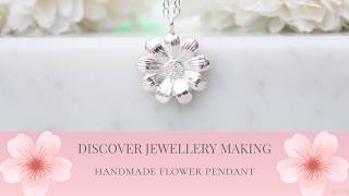 Handmade Flower Pendant Making | Jewellery Making in Progress
