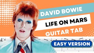 David Bowie - Life On Mars Easy Fingerstyle