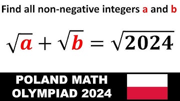 Poland Mathematical Olympiad 2024 | The Secret to Mastering Radical Equation Fast