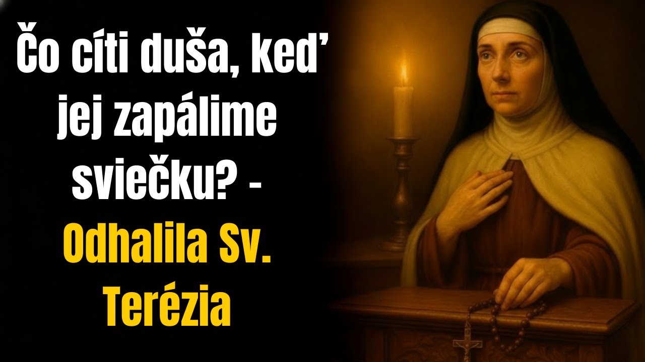 Svätá Terézia Potvrdila: Čo duša cíti keď zapaľujete sviečku na jej hrobe — MÁLOKTO TO VIE!