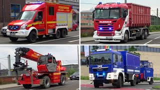 [HOCHWASSER IN MÜLHEIM AN DER RUHR!] - Seltene Sonderfahrzeuge aus versch. STÄDTEN auf Einsatzfahrt