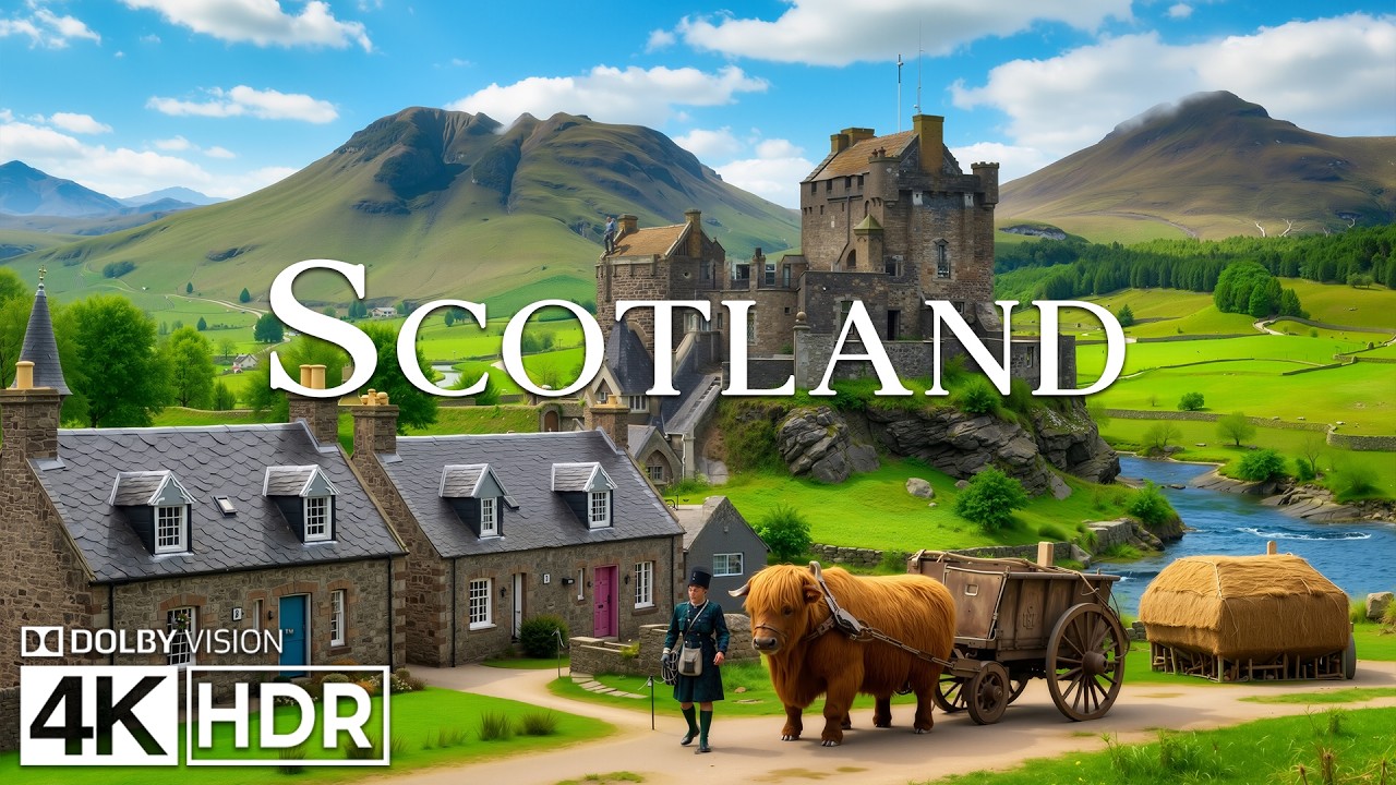 Scotland 4K 🏴 Majestic Highlands, Dramatic Cliffs & Cinematic Nature UHD