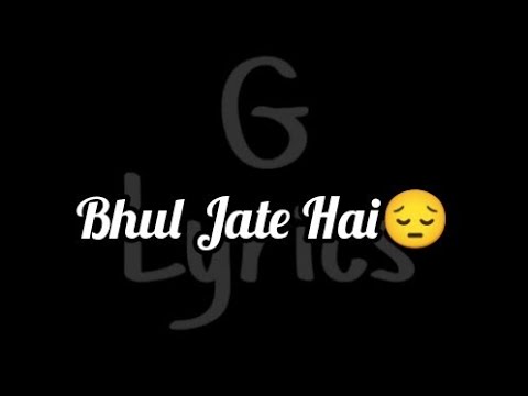 Bhul jate hai?~Heart touching shayari status~G Lyrics~sad whatsapp status~#shorts#shayari#love#new