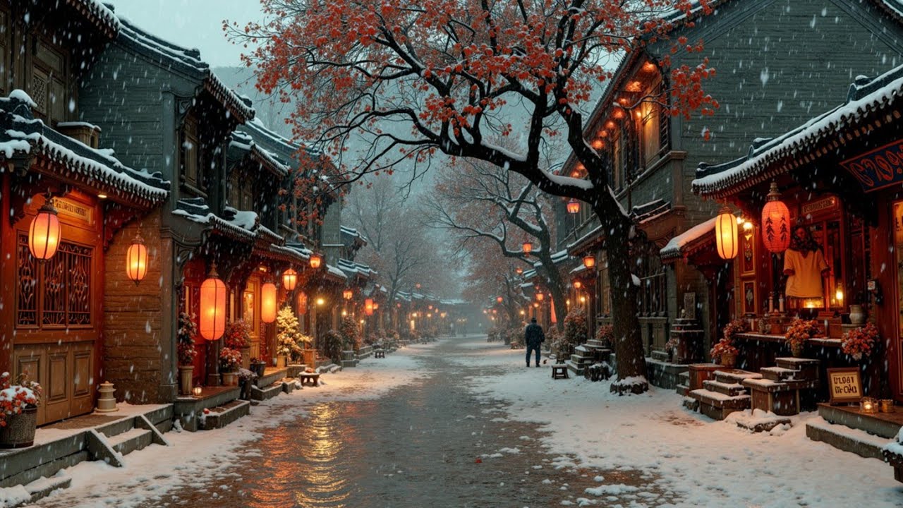 Спокойная Зимняя Мелодия для Релаксации, Учебы и Фокуса