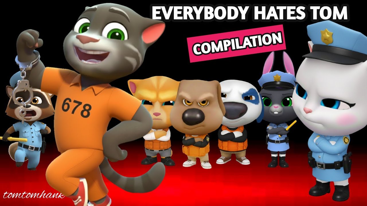 My Talking Tom Friends World - EVERYBODY HATES TOM COMPILATION - Talking Tom Cat