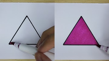 Oddly Satisfying Video - Coloring Triangle