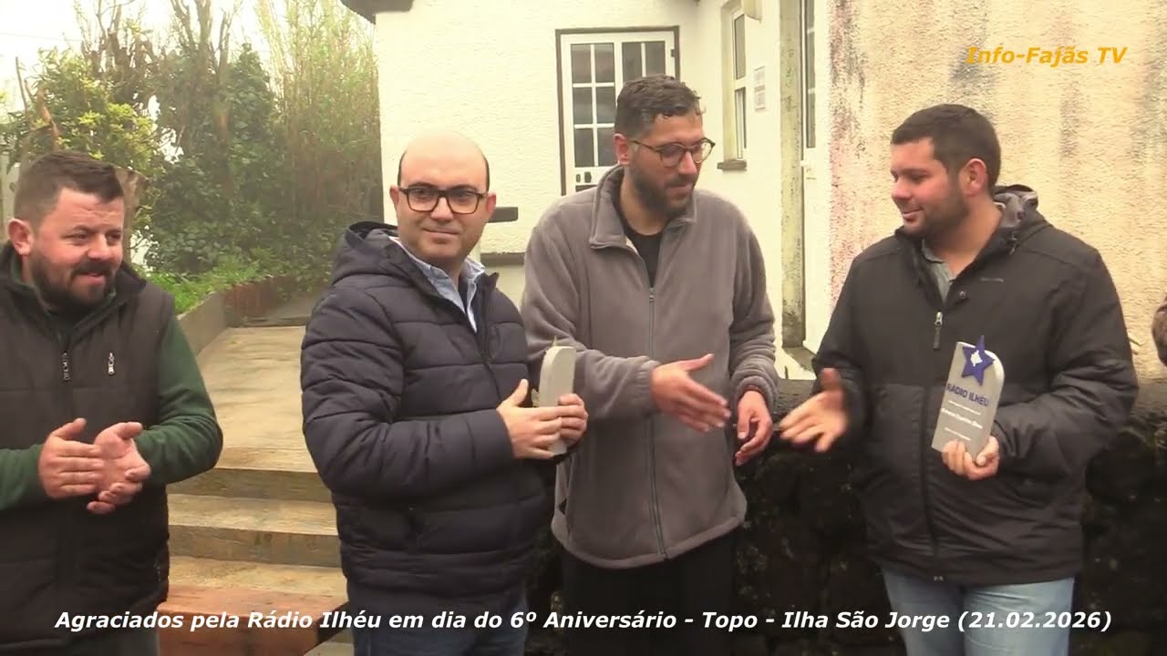 “AGRACIADOS PELA RÁDIO ILHÉU” – Topo – Ilha São Jorge (21.02.2026)