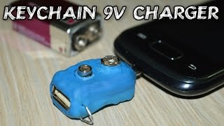 DIY Keychain Phone Charger  (runs without electricity)