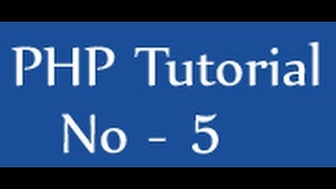 Php Tutorials for beginners - 5 - create first php file