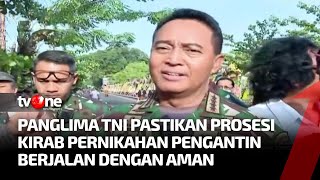 Download lagu Panglima TNI Kawal Jalannya Kirab Pengantin Kaesang-Erina | Kabar Siang tvOne
