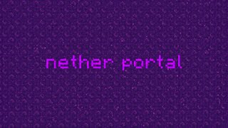 you finally found your portal home... | 1 hour Minecraft Nether Portal sounds | ASMR, study, sleep