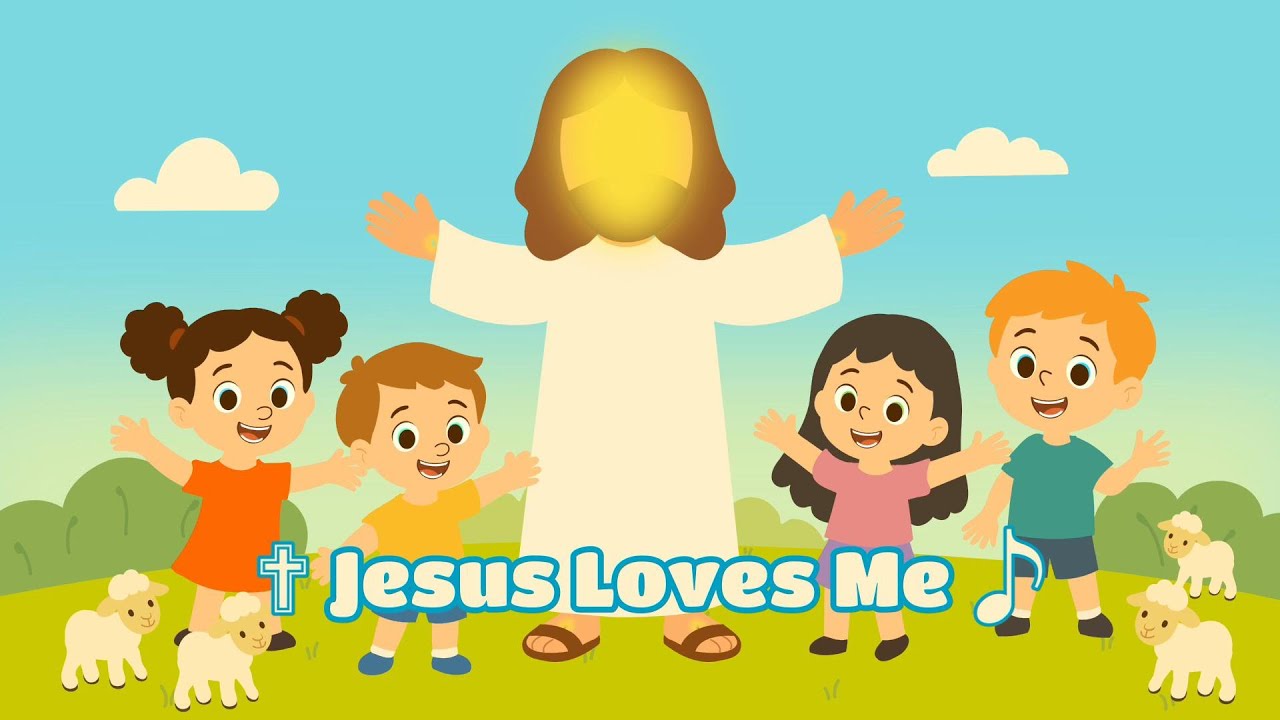 Jesus Loves Me | Bible Songs for Kids ♪ | Sing-Along - YouTube