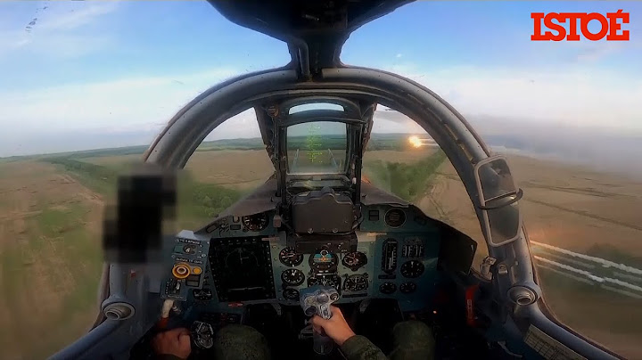 Rússia libera imagens de jatos em ação na Ucrânia