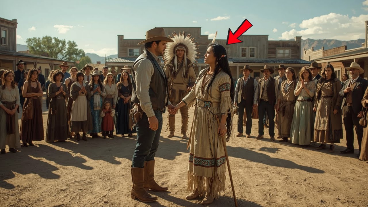 El vaquero se casó con la apache despreciada… El regalo del jefe dejó al pueblo atónito
