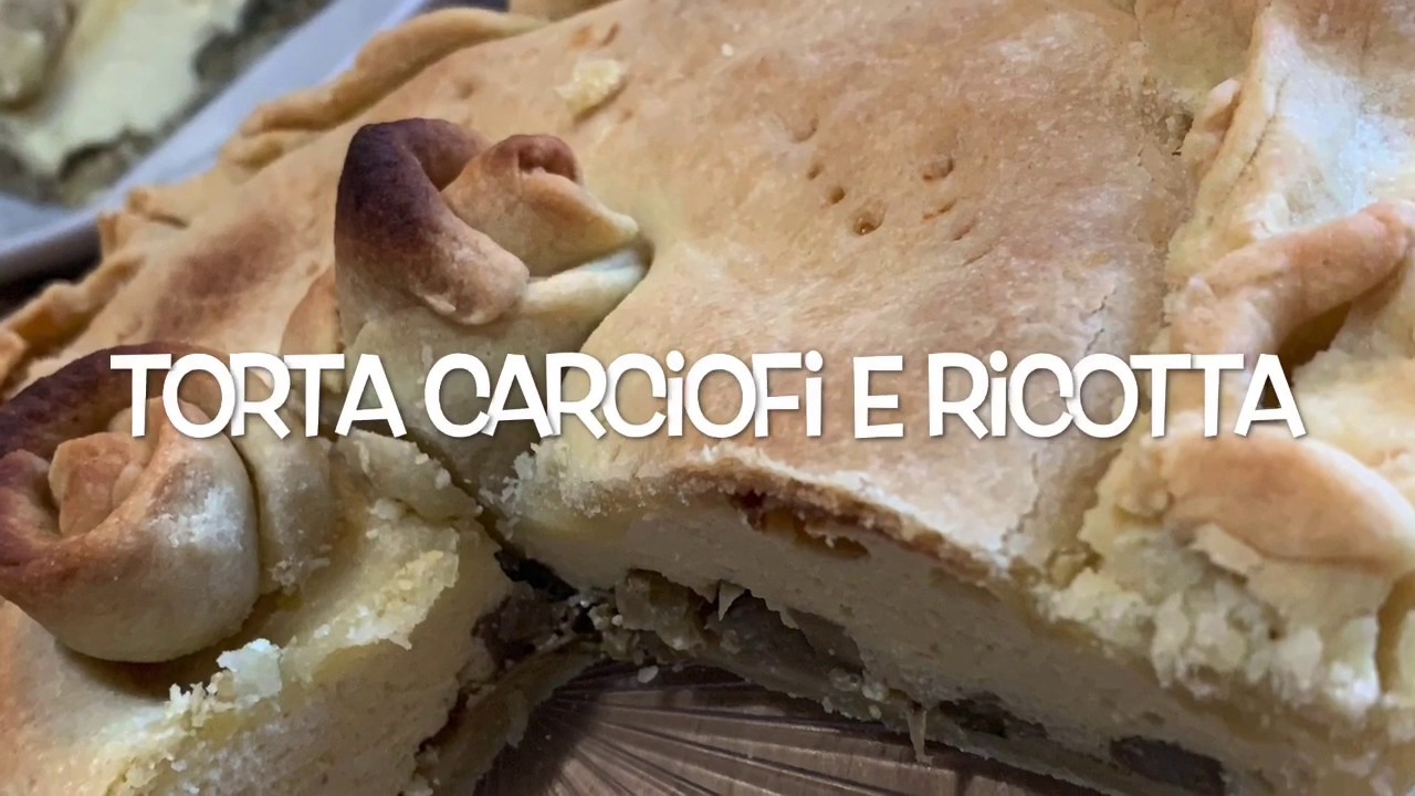 Torta salata carciofi e ricotta