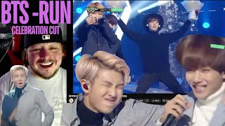 BTS - RUN Celebration CUT at  Music Bank (RM GOES WILD) | BTS REACTION