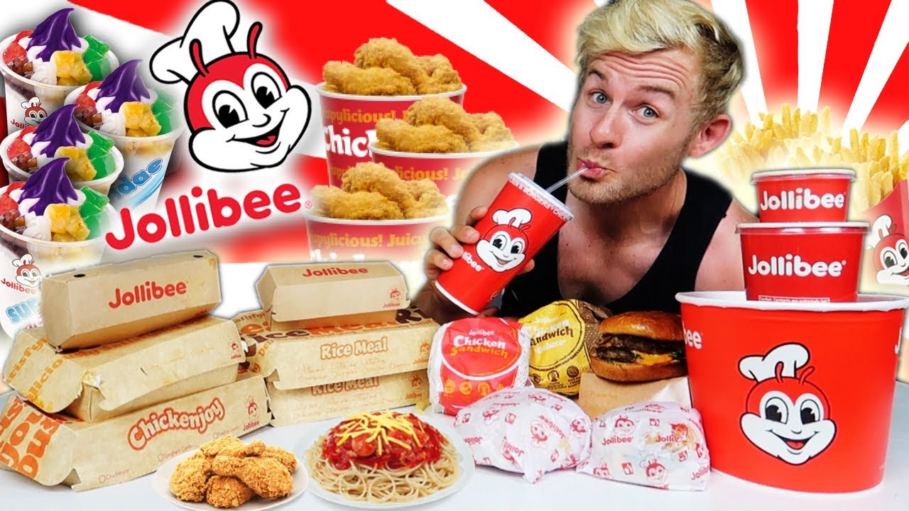 ЧЕЛЛЕНДЖ СУПЕРЗАРАЖЕННОГО МЕНЮ JOLLIBEE! (БОЛЕЕ 10 000 КАЛОРИЙ)