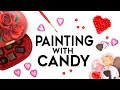 Painting with Valentine's Day Candy