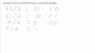 Week 9 - Part 4: Convert from Decimal to Binary