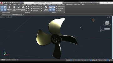 3D Modelling Fan Blade Autocad SpeedDesigning