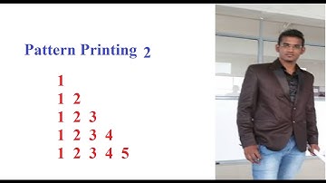 Printing patterns using C# in Hindi - pattern 2