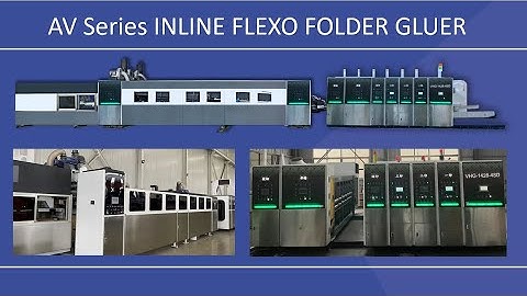 FFG-VA1224-5D inline flexo folder gluer / case maker /