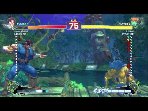 SSF4: basara (T.Hawk) VS T SRAI (Blanka)