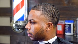 HOW TO CUT WAVES | WAVE CUT W/ TAPER | STEP BY STEP HAIRCUT TUTORIAL