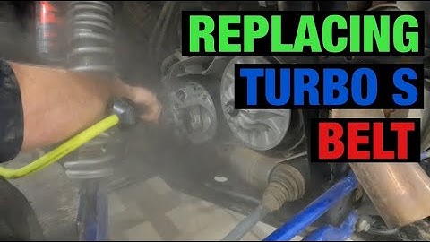 3 Steps for installing a new Turbo S or Turbo R belt (Plus PRO TIP on Belt Break in after install)