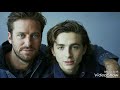 Timothee Chalamet and Armie Hammer music by Whitney Houston I Believe In You And Me