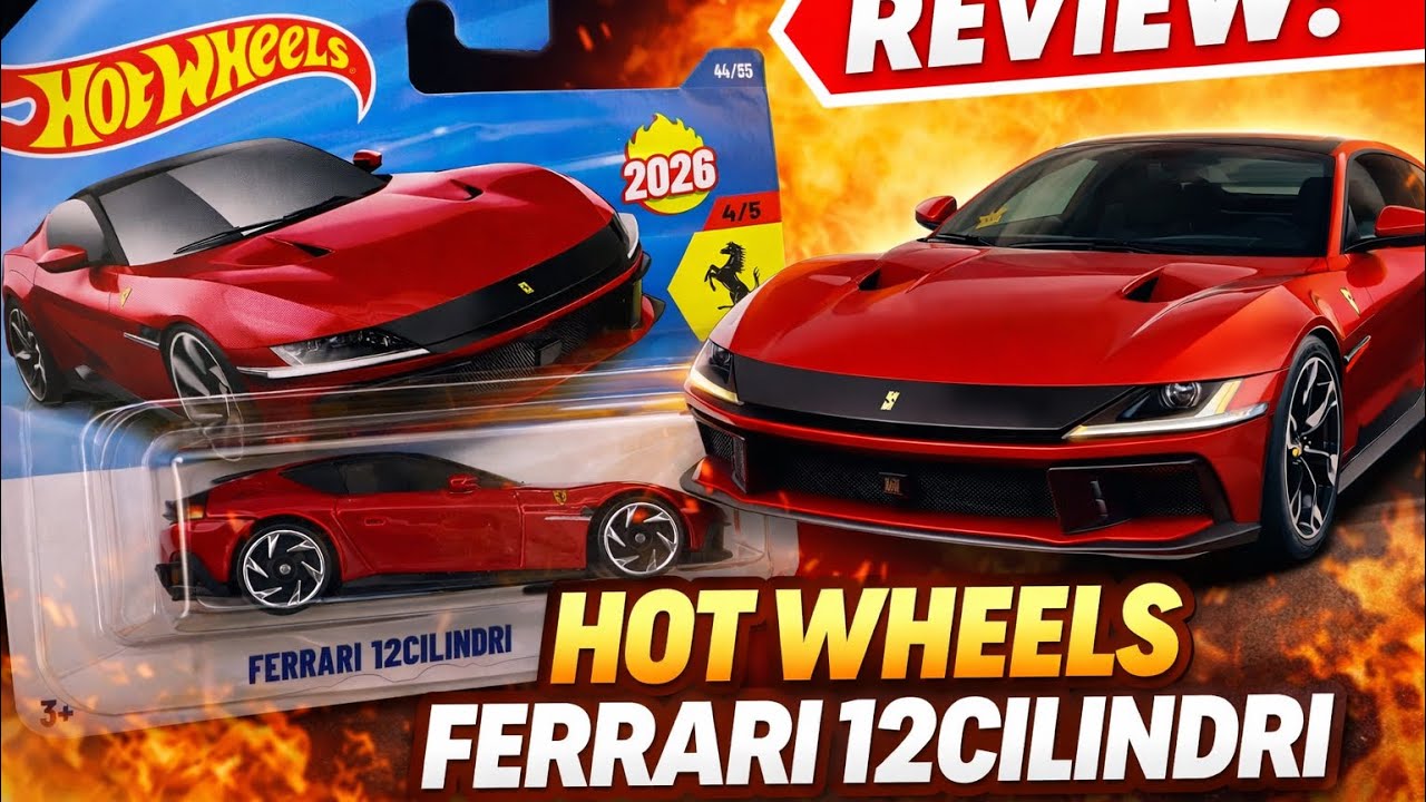 HOT WHEELS FERRARI 12CILINDRI 4/5 VON 2026 