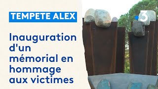Tempête Alex : inauguration d'un mémorial en hommage aux victimes à Nice