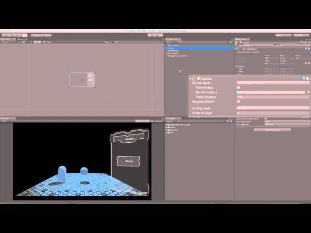 Hiding the Screen Canvas in the Unity Editor