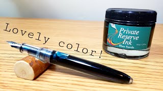 Private Reserve Blue Suede Fountain Pen Ink Review by Down the Breather Hole 1,072 views 1 year ago 8 minutes