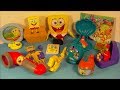 2014 NICKELODEON'S SPONGEBOB SQUAREPANTS SET OF 8 McDONALD'S HAPPY MEAL KID'S TOY'S VIDEO REVIEW