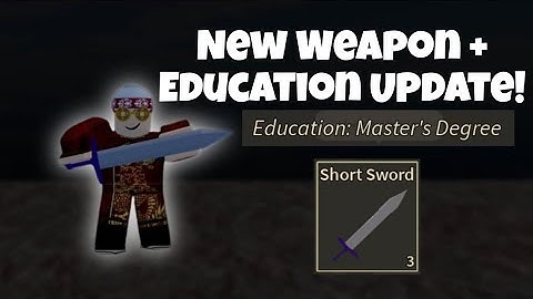 New Weapon and Education Update! | Homeless Life