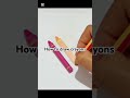 How to draw crayons #follow #art #trending #drawing #video #viralvideo #shortvideo #painting #funny