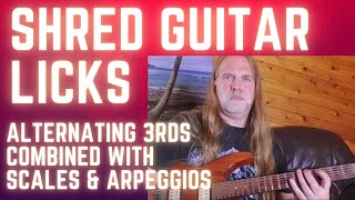 Shred Guitar Licks For Metal, Jazz, Classical Etc. (With Tablature)