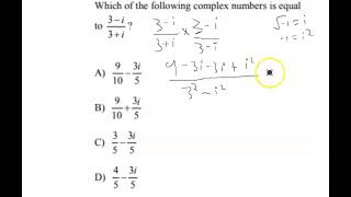 How to solve Complex numbers in sat maths.