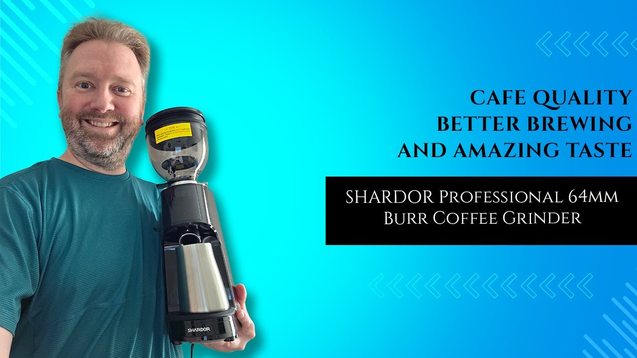 От горького вкуса до уровня бариста: честный обзор кофемолки SHARDOR с жерновами 64 мм.